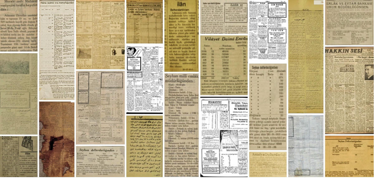 Gazete ilanlarıyla satılan Ermeni malları